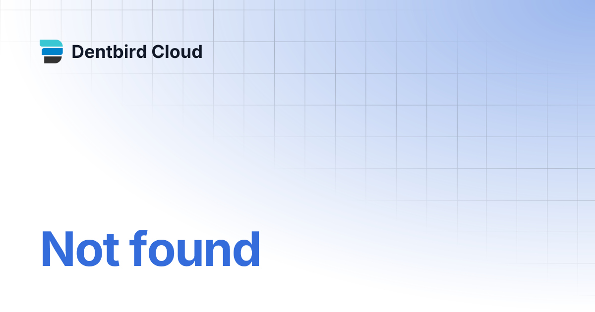 Contact us dentbird cloud